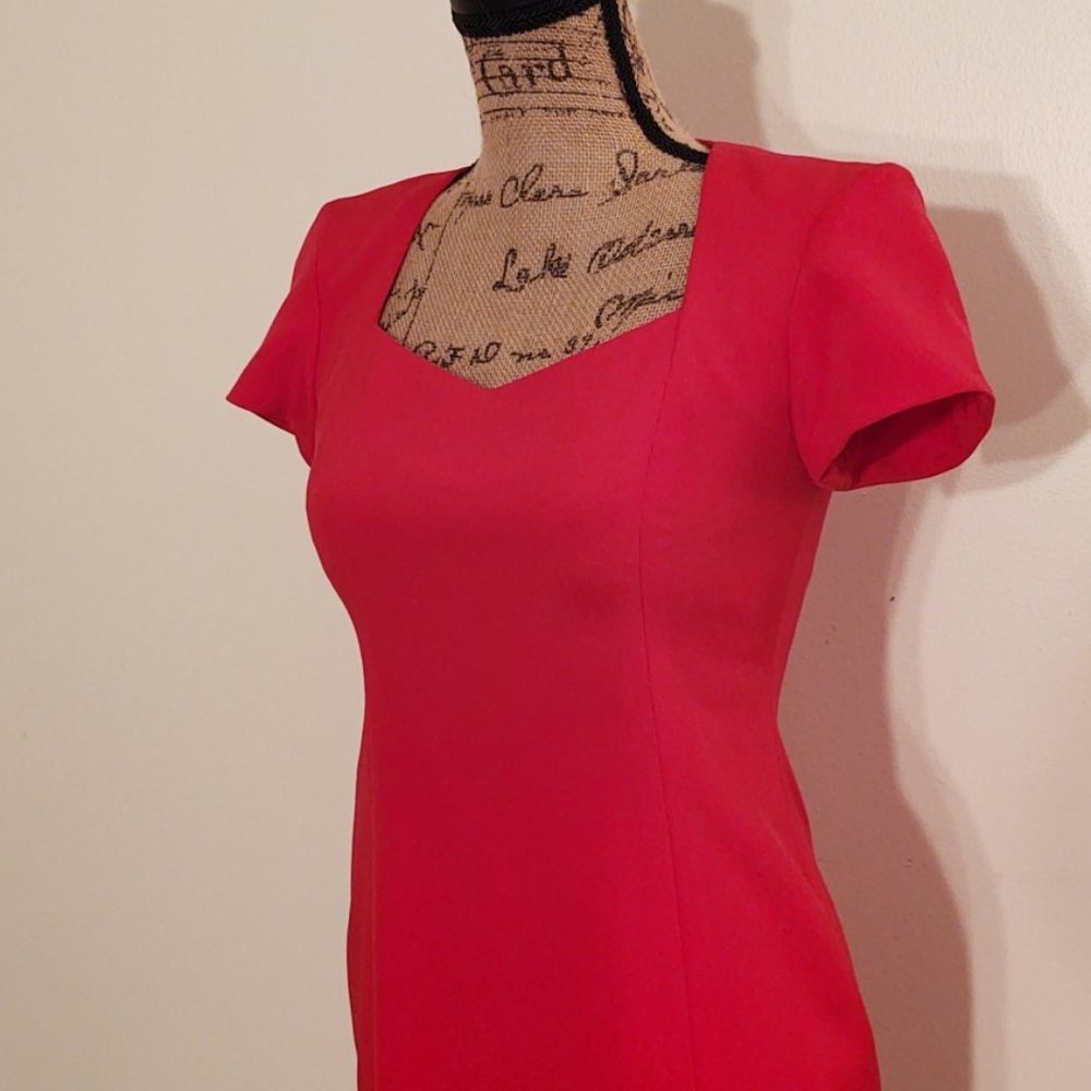 Fuschia | Gillian Women Petites Silk Dress | 2P - Picture 5 of 11